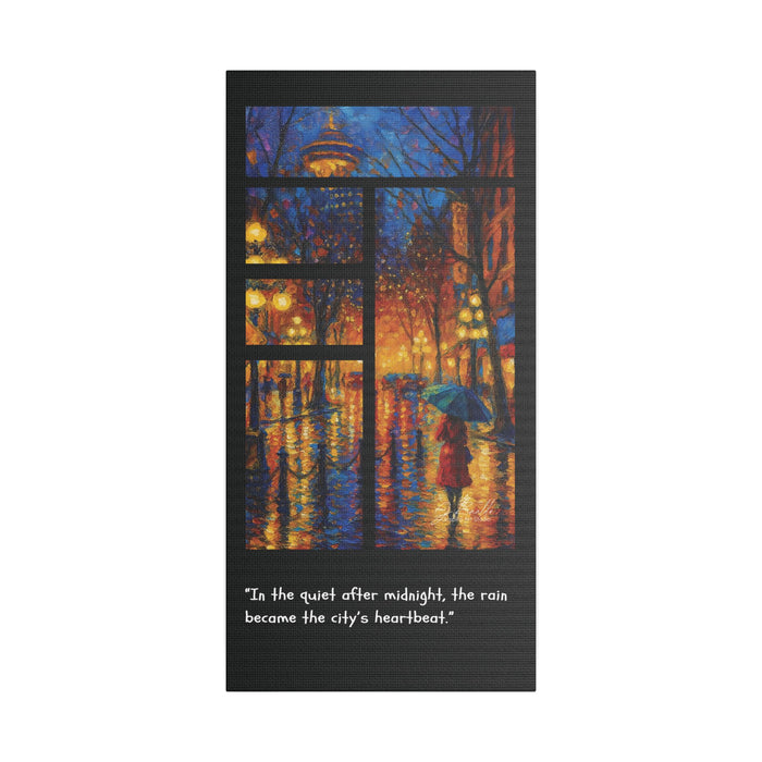 Painting: Reflections No. 1 — “Gastown Night” | Inspiro Art Studio by John Rinaldo