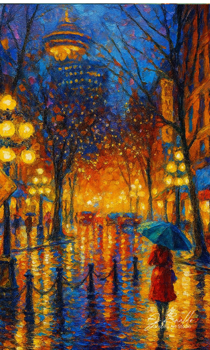 Reflection_1 Gastown Night