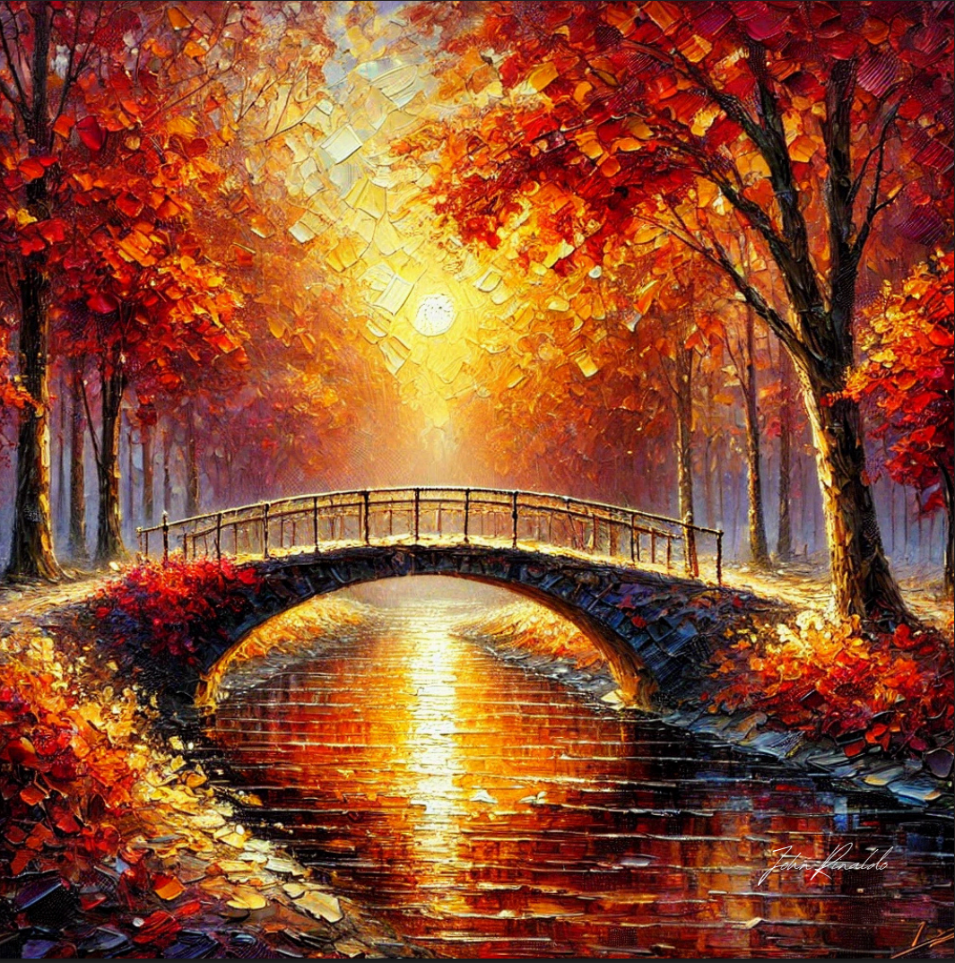 Sunset over the Bridge